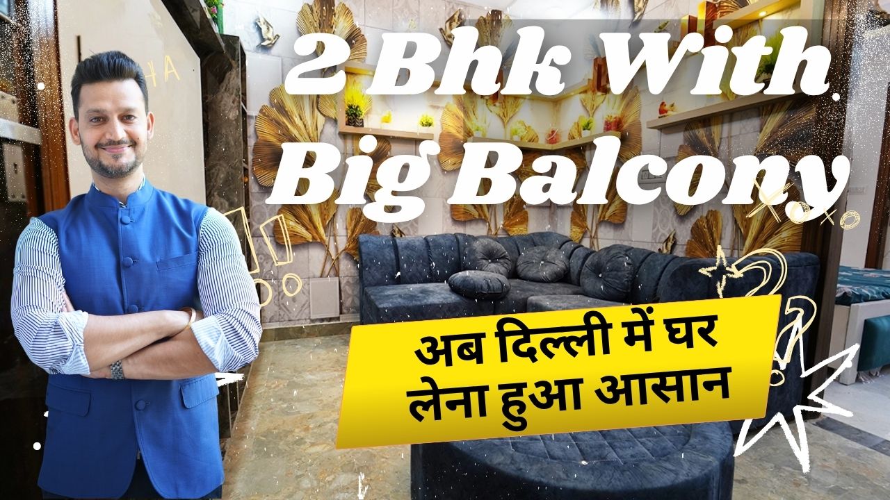2 BHK Flat with Balcony near Mohan Garden
